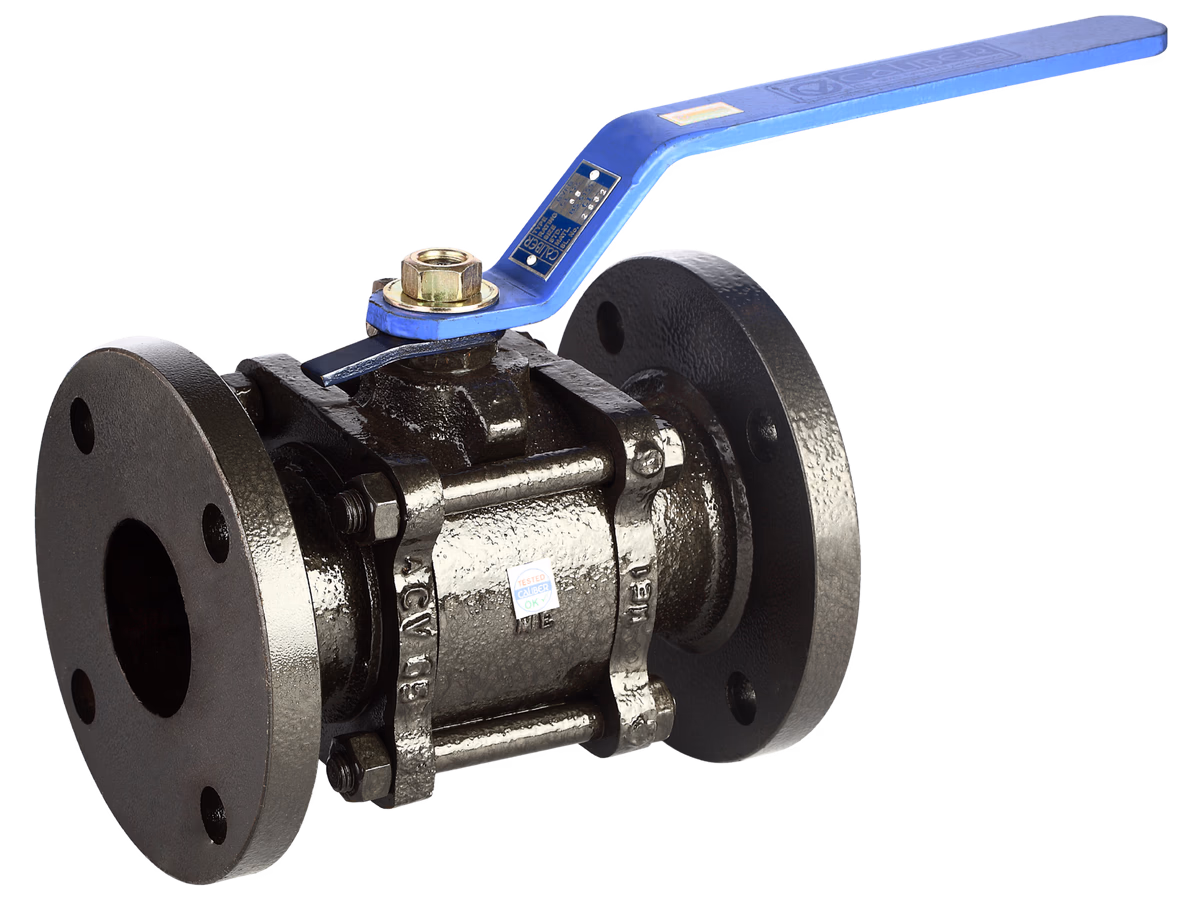 CI BALL VALVE - FL - Ball Valves by Caliber Valves | ASTM A48 Cl 30, Size: 25 to 200 DN
