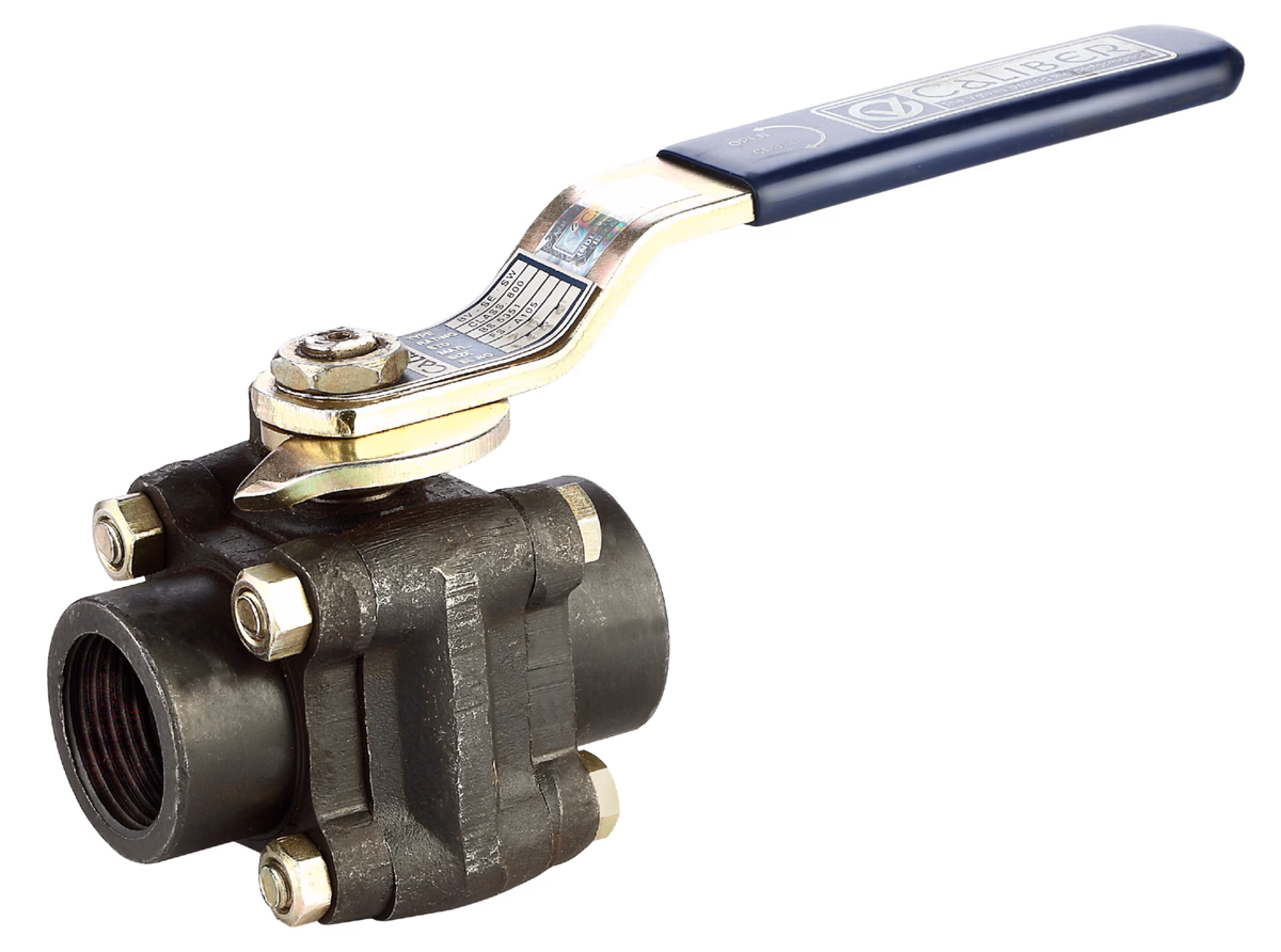 FS BALL VALVE - SE / SW / BW - Ball Valves by Caliber Valves | A105 / F304 / F316 / Duplex / Super Duplex / Alloy Steel, Size: 15 to 50 DN
