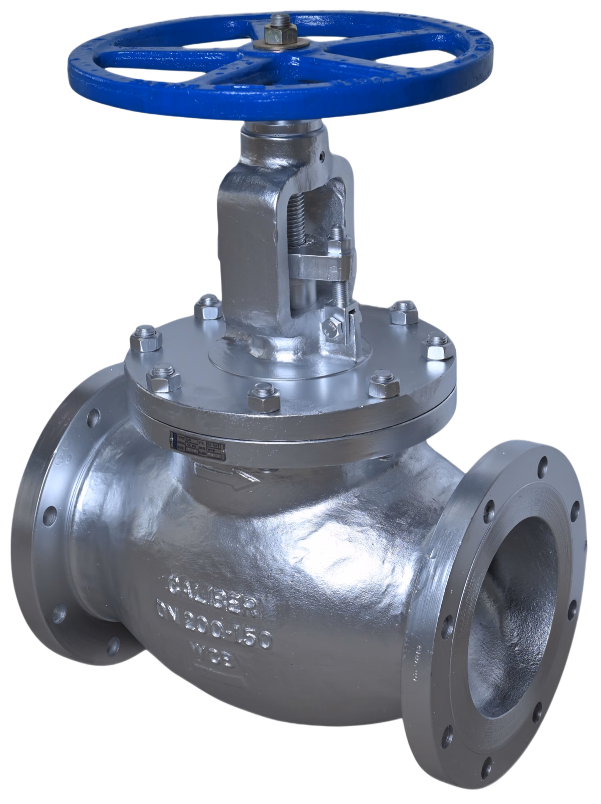 CS / SS GLOBE VALVE - SE / SW / BW / FL - Variant 1 - Globe Valves by Caliber Valves | WCB / CF8 / CF8M / Spl. Alloys, Size: 25 to 600 DN