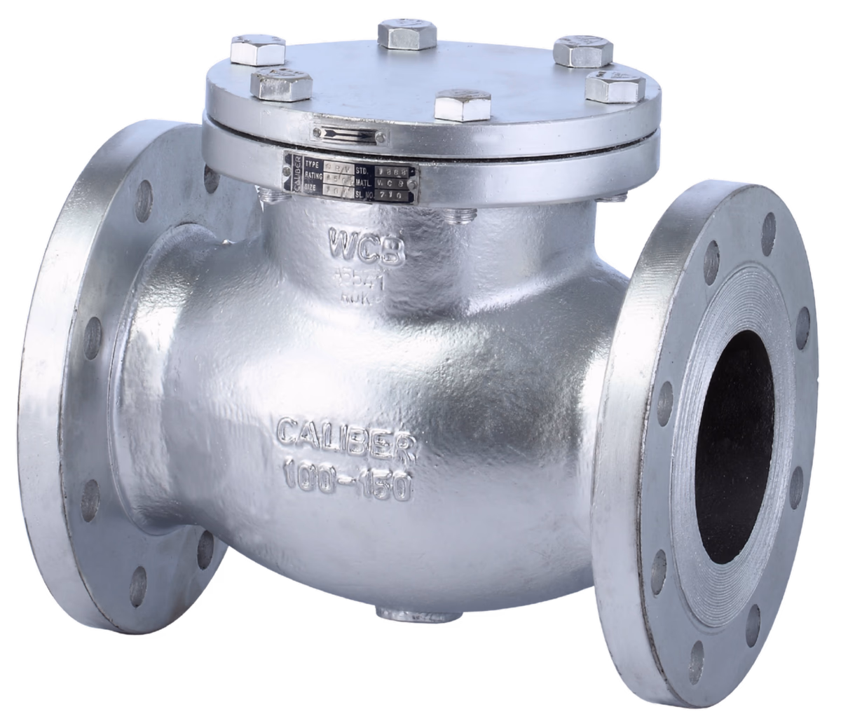 CS / SS LIFT CHECK VALVE - BW / FL - Lift Check Valves (NRV) by Caliber Valves | WCB / CF8 / CF8M, Size: 25 to 200 DN