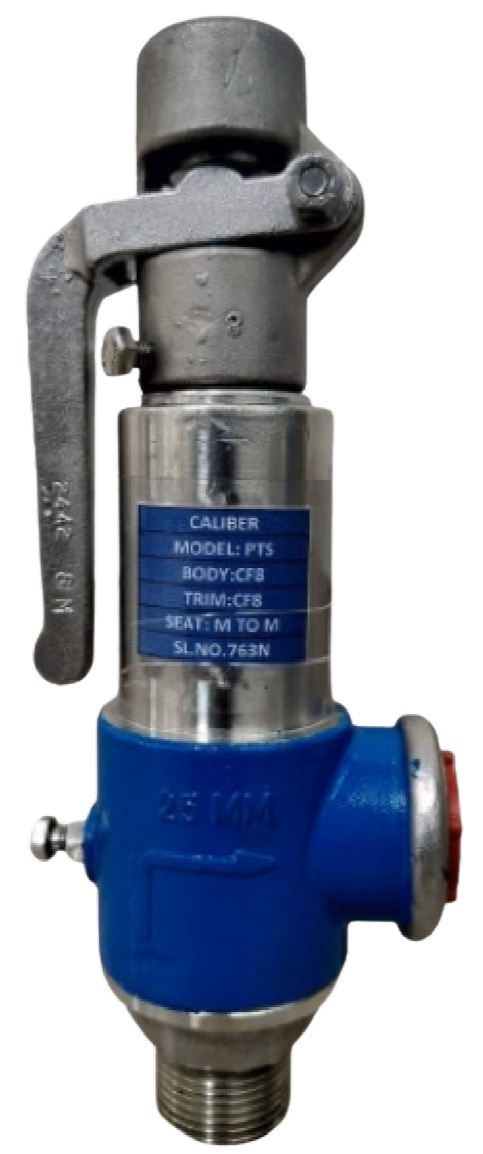 CS / SS PRESSURE SAFETY VALVE / PRESSURE RELIEF VALVE - SE / FL - Variant 1 - Safety Valves by Caliber Valves | WCB / CF8 / CF8M, Size: 15 to 200 DN