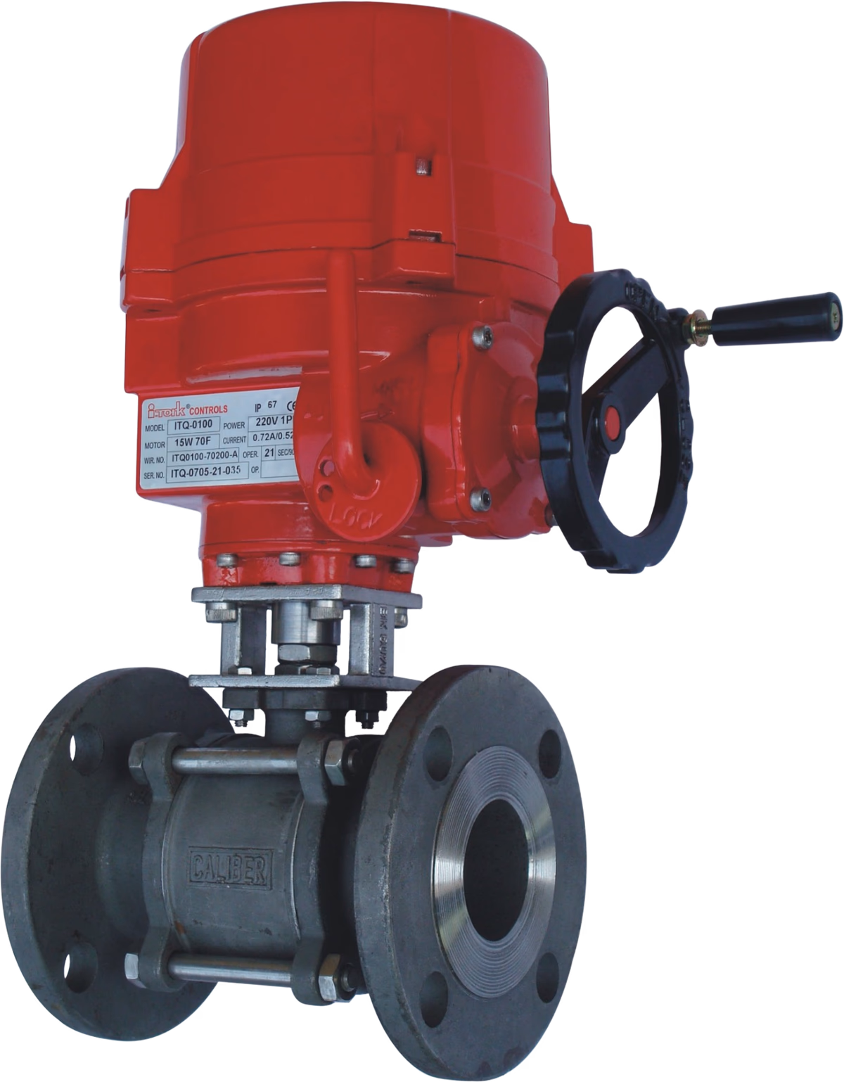 ELECTRIC ACTUATED BALL VALVE - SE / FL / TC - Variant 1 - Automation Valves by Caliber Valves | WCB / CF8 / CF8M / CF3M, Size: 15 to 200 DN