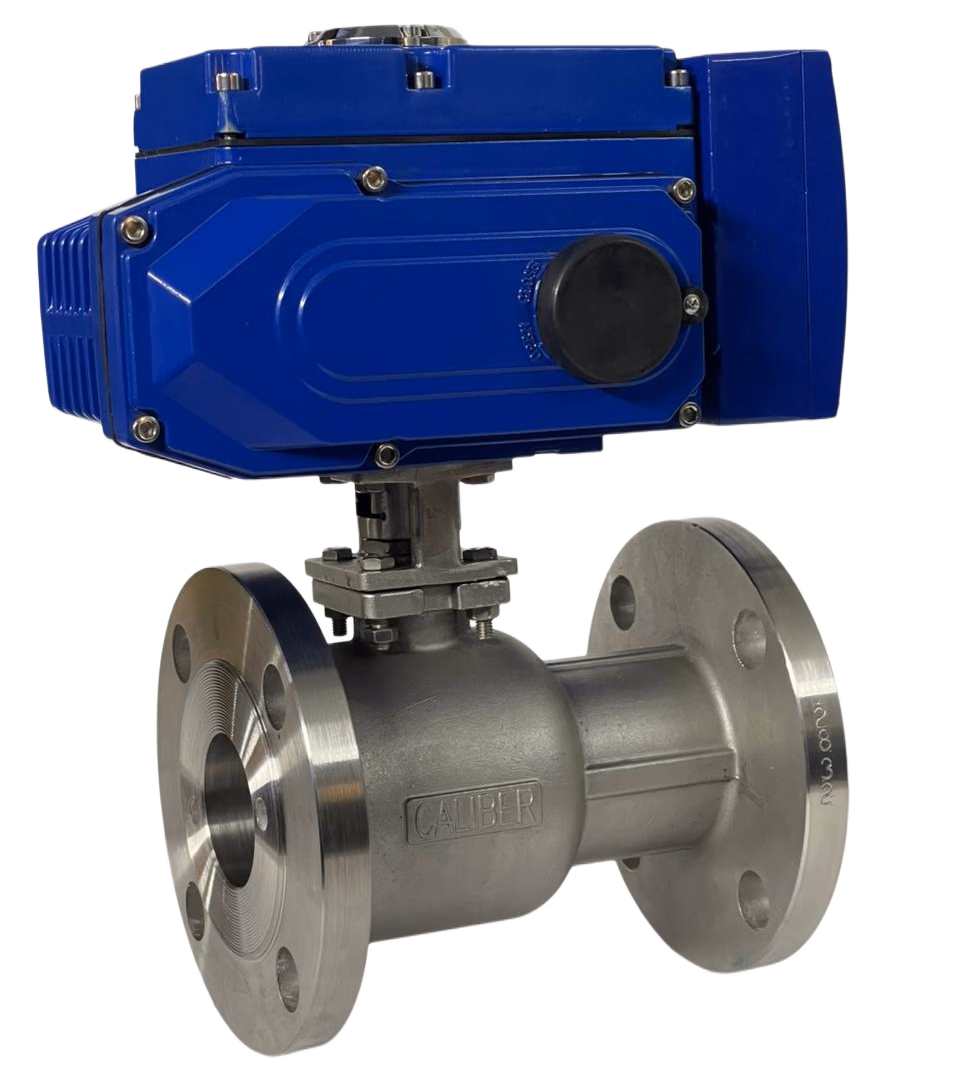 ELECTRIC ACTUATED BALL VALVE - SE / FL / TC - Variant 2 - Automation Valves by Caliber Valves | WCB / CF8 / CF8M / CF3M, Size: 15 to 200 DN