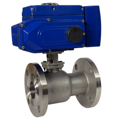 ELECTRIC ACTUATED BALL VALVE - SE / FL / TC - Variant 2 - Automation Valves by Caliber Valves | WCB / CF8 / CF8M / CF3M, Size: 15 to 200 DN