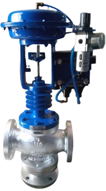 2 Way / 3 Way - PNEUMATIC DIAPHRAGM ACTUATED CONTROL VALVE - FL - Variant 2 - Automation Valves by Caliber Valves | WCB / CF8 / CF8M, Size: 25 to 150 DN