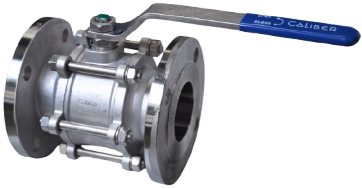 CS / SS - SP / 3P BALL VALVE - Wafer / FL - Variant 3 - Ball Valves by Caliber Valves | WCB / CF8 / CF8M / CF3M, Size: 15 to 300 DN
