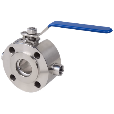 CS / SS - JACKETED BALL VALVE - FL - Variant 2 - Jacketed Ball Valves by Caliber Valves | WCB / CF8 / CF8M / CF3M, Size: 25 to 200 DN