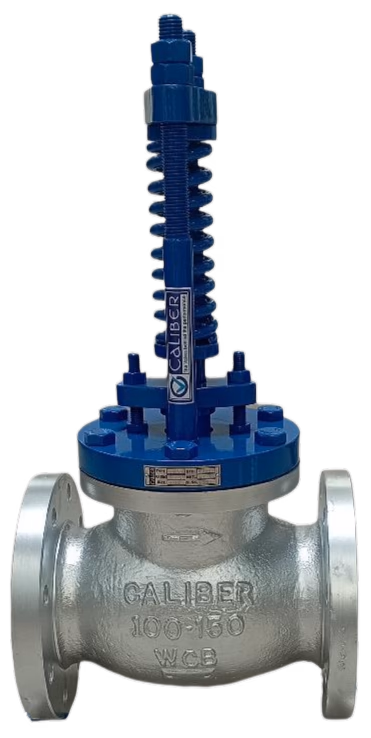 CS / SS PRESSURE SAFETY VALVE / PRESSURE RELIEF VALVE - SE / FL - Variant 3 - Safety Valves by Caliber Valves | WCB / CF8 / CF8M, Size: 15 to 200 DN
